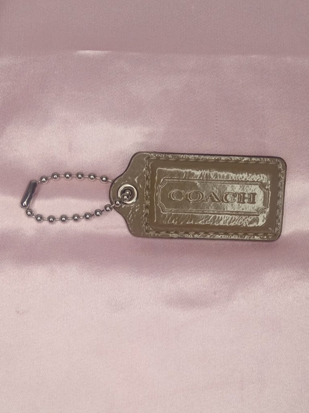 Coach Keychain Hangtag